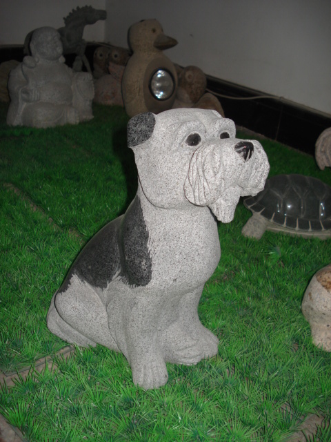 Dog Stone figures